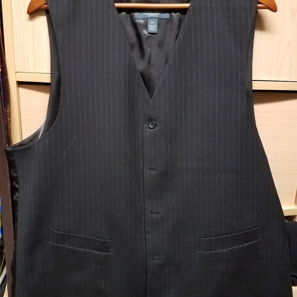 Men's Pinstripe Vest